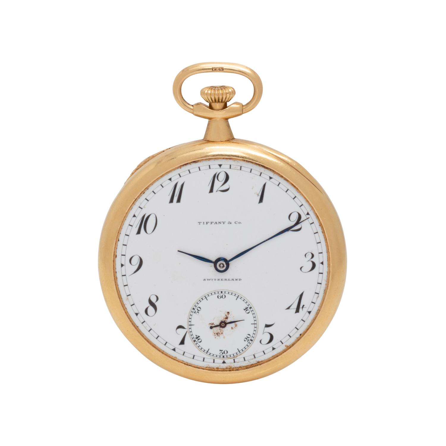 PATEK PHILIPPE & CO. FOR TIFFANY & CO., POCKET WATCH WITH FOB CHAIN AND POCKET KNIFE