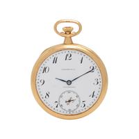 PATEK PHILIPPE & CO. FOR TIFFANY & CO., POCKET WATCH WITH FOB CHAIN AND POCKET KNIFE