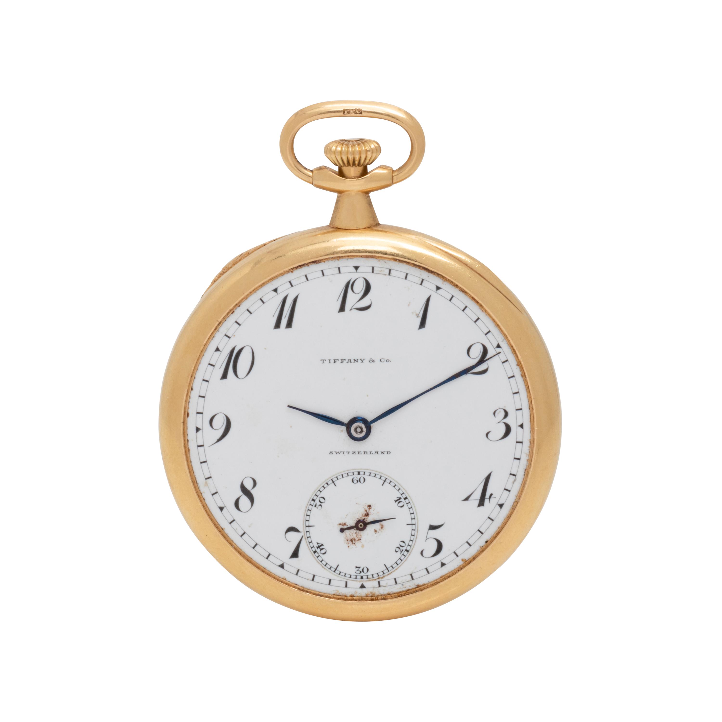 PATEK PHILIPPE & CO. FOR TIFFANY & CO., POCKET WATCH WITH FOB CHAIN AND POCKET KNIFE