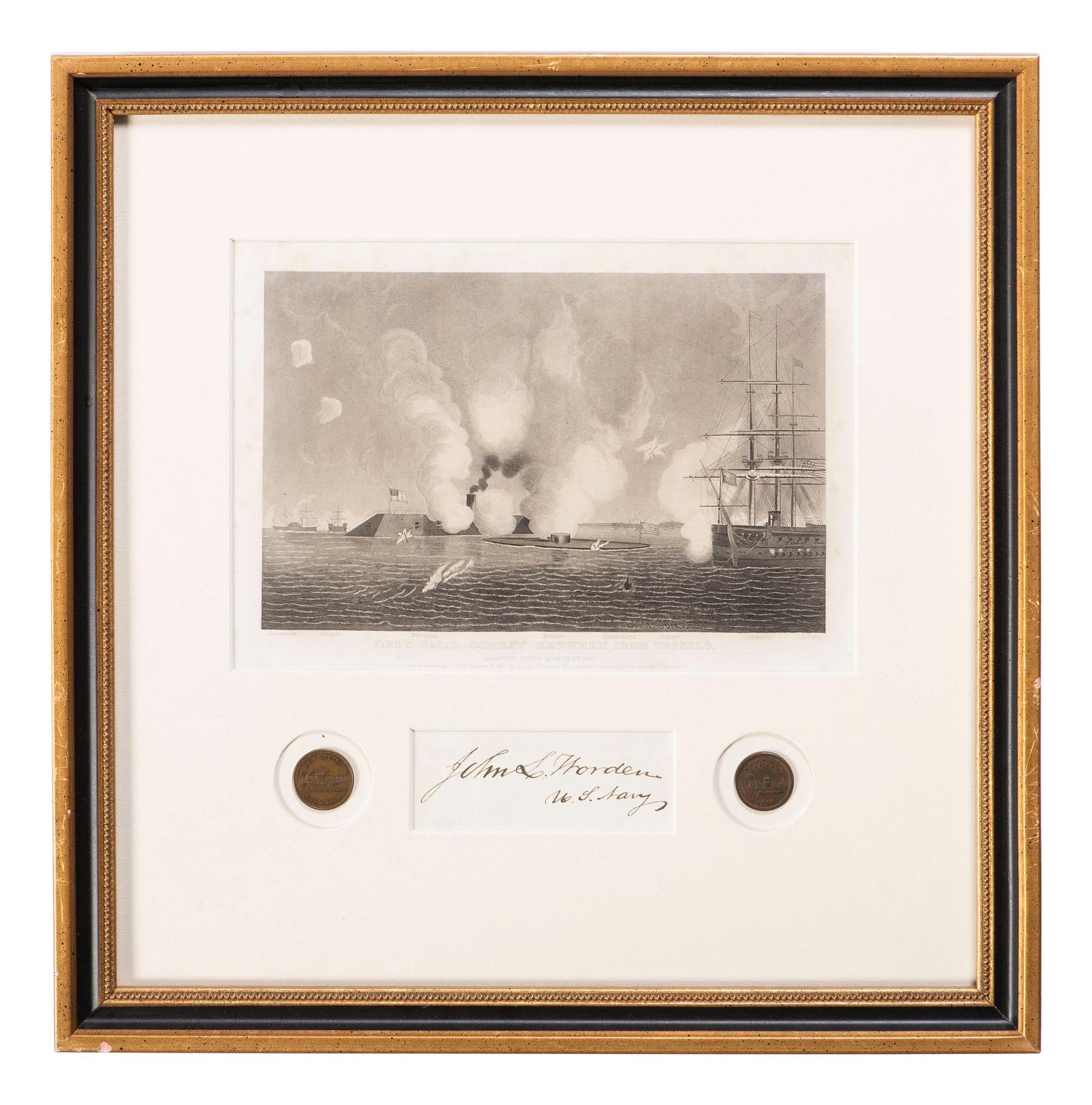 [CIVIL WAR - SPANISH AMERICAN WAR]. 9 autographs of Naval officers and generals, incl. ANDERSON.