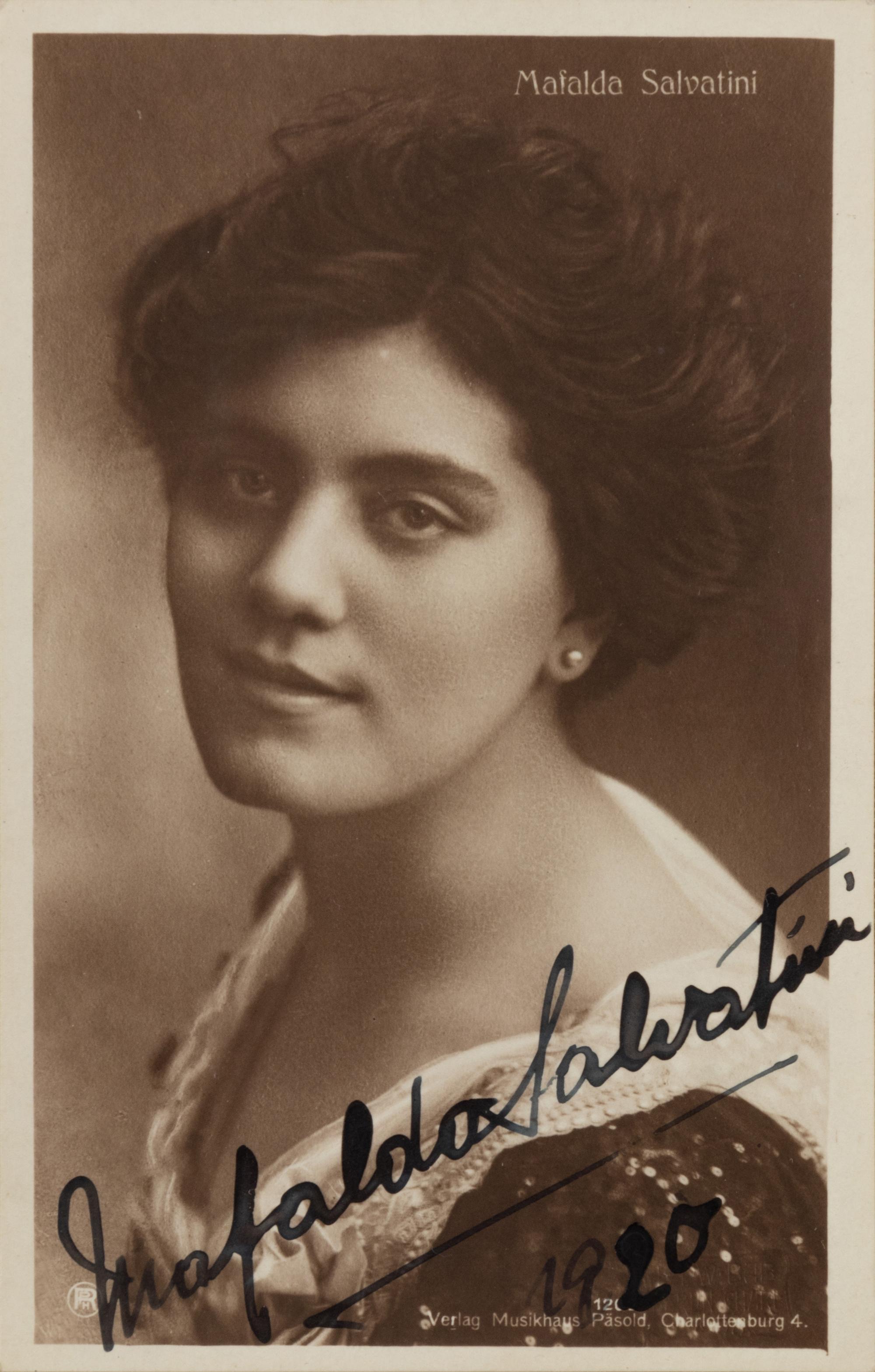 A Group of 5 Photographs of Opera Singers from the 1920s