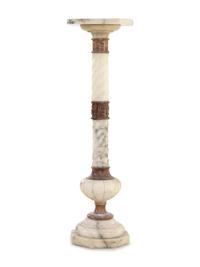 A Continental Marble Pedestal