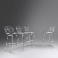 Set of Four Barstools Knoll, USA