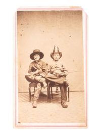 [EARLY PHOTOGRAPHY] -- [OCCUPATIONAL]. A group of 19 images related to firefighting.