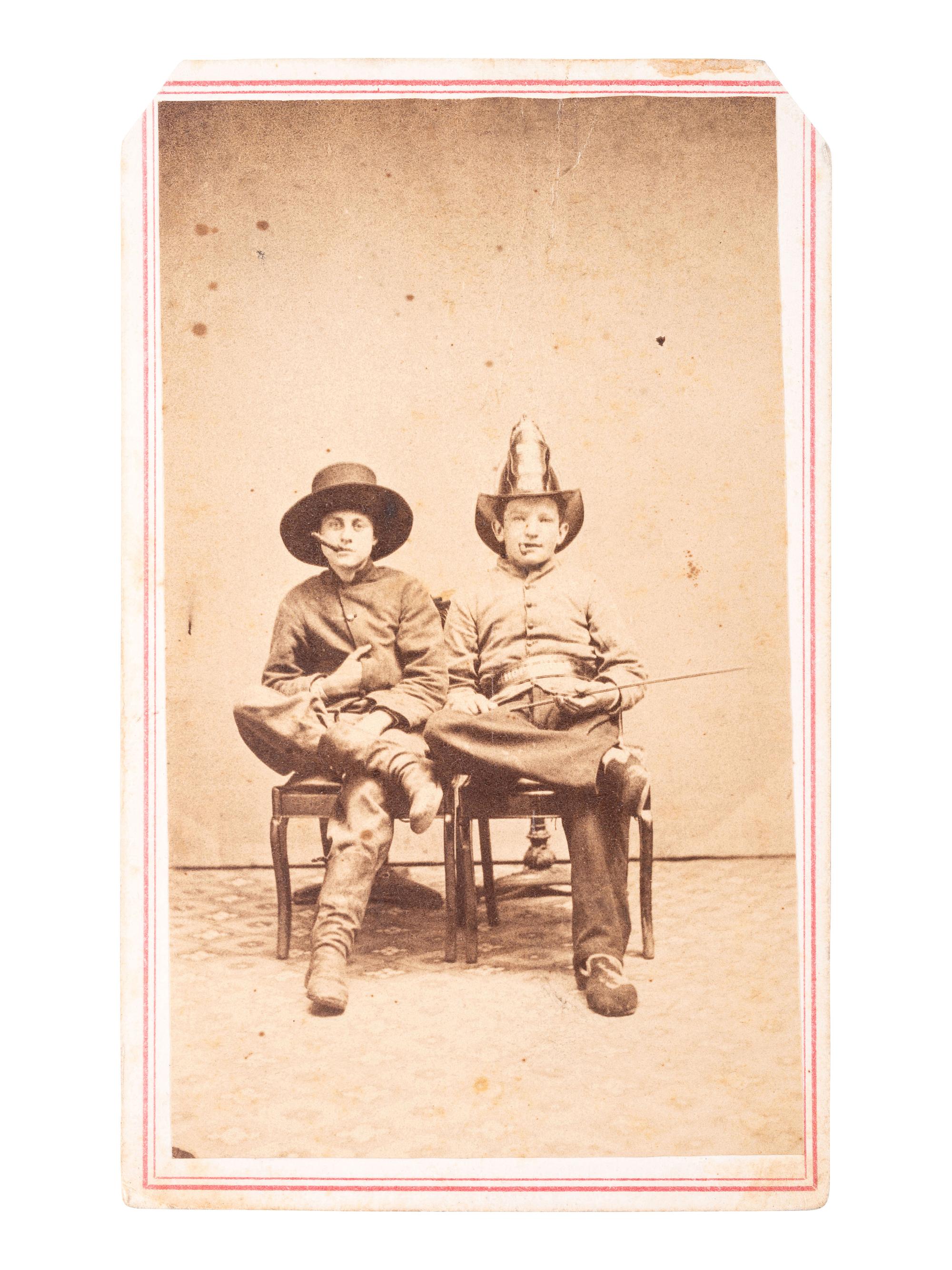 [EARLY PHOTOGRAPHY] -- [OCCUPATIONAL]. A group of 19 images related to firefighting.