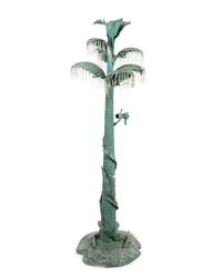 A Whimsical Palm Tree-Form Floor Lamp — 20TH CENTURY