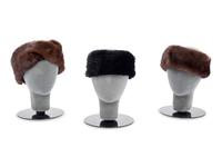 Collection of Twelve Fur Pieces; Six Fur Headbands, Two Hats, Two Scarves, and Two Colored Fur Articles, 1980-2010s