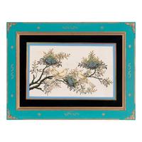 A Set of Twelve Chinese Export Watercolor and Pith Paintings of Exotic Birds