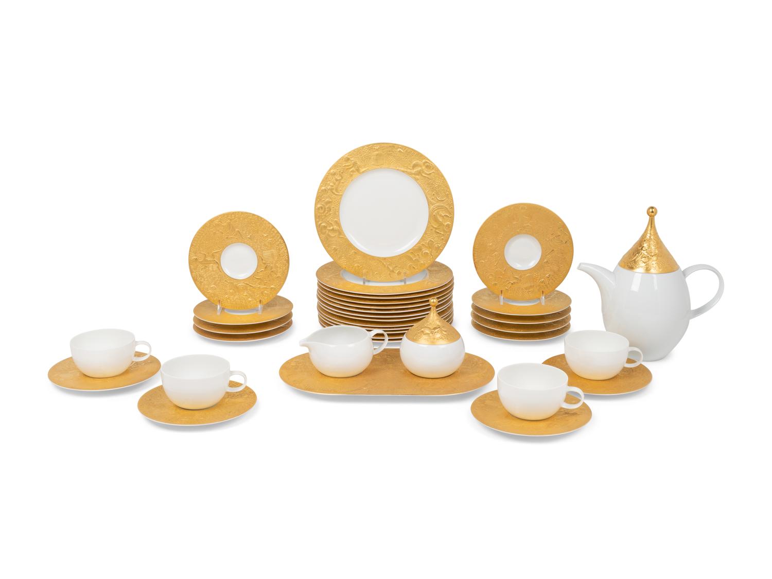A Rosenthal Magic Flute Porcelain Dessert Service