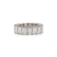 EMERALD CUT DIAMOND ETERNITY BAND