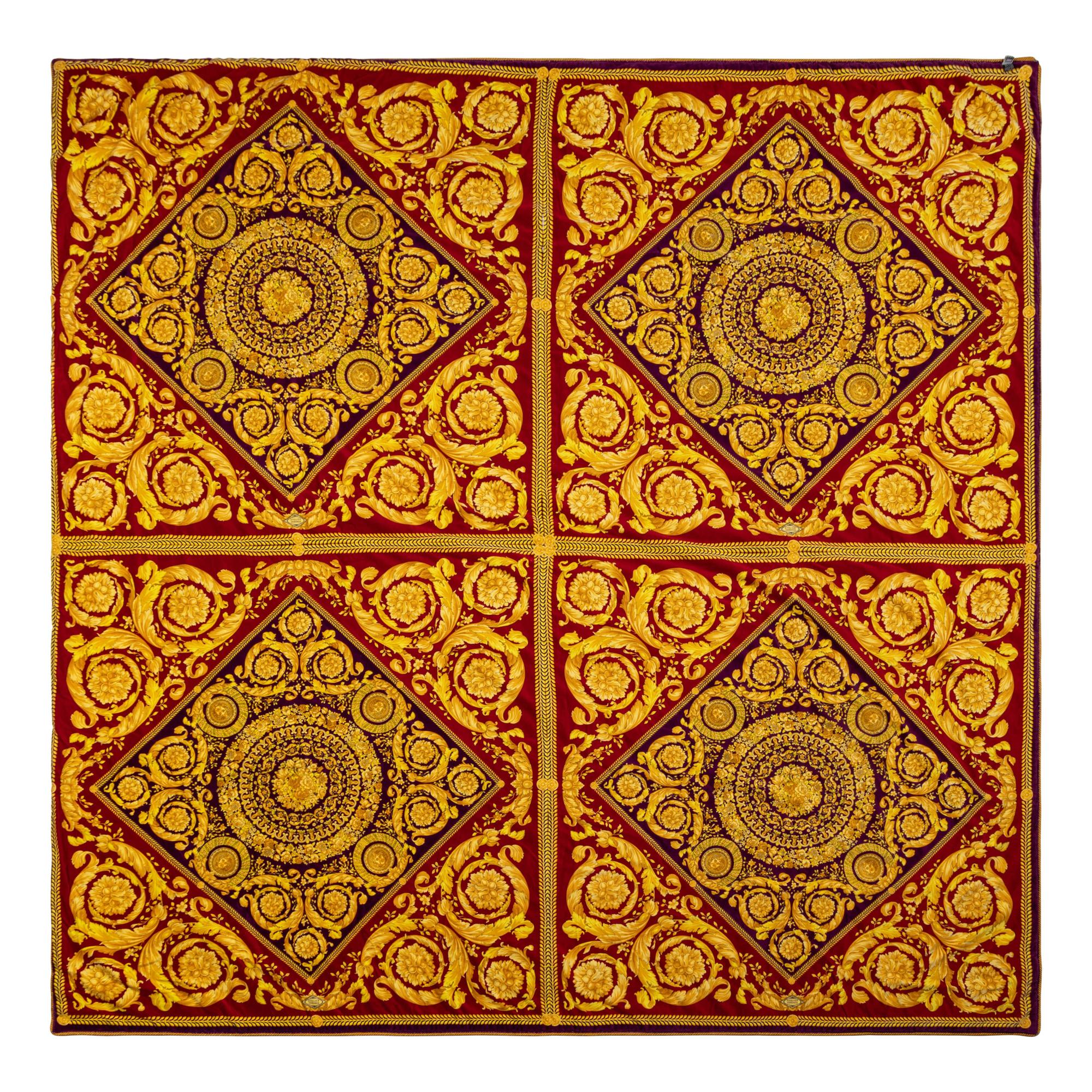 Gianni Versace, Printed Velvet Comforter