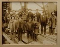 Nine Antique Occupational Photographs