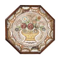 A Floral Shellwork Sailor's Valentine