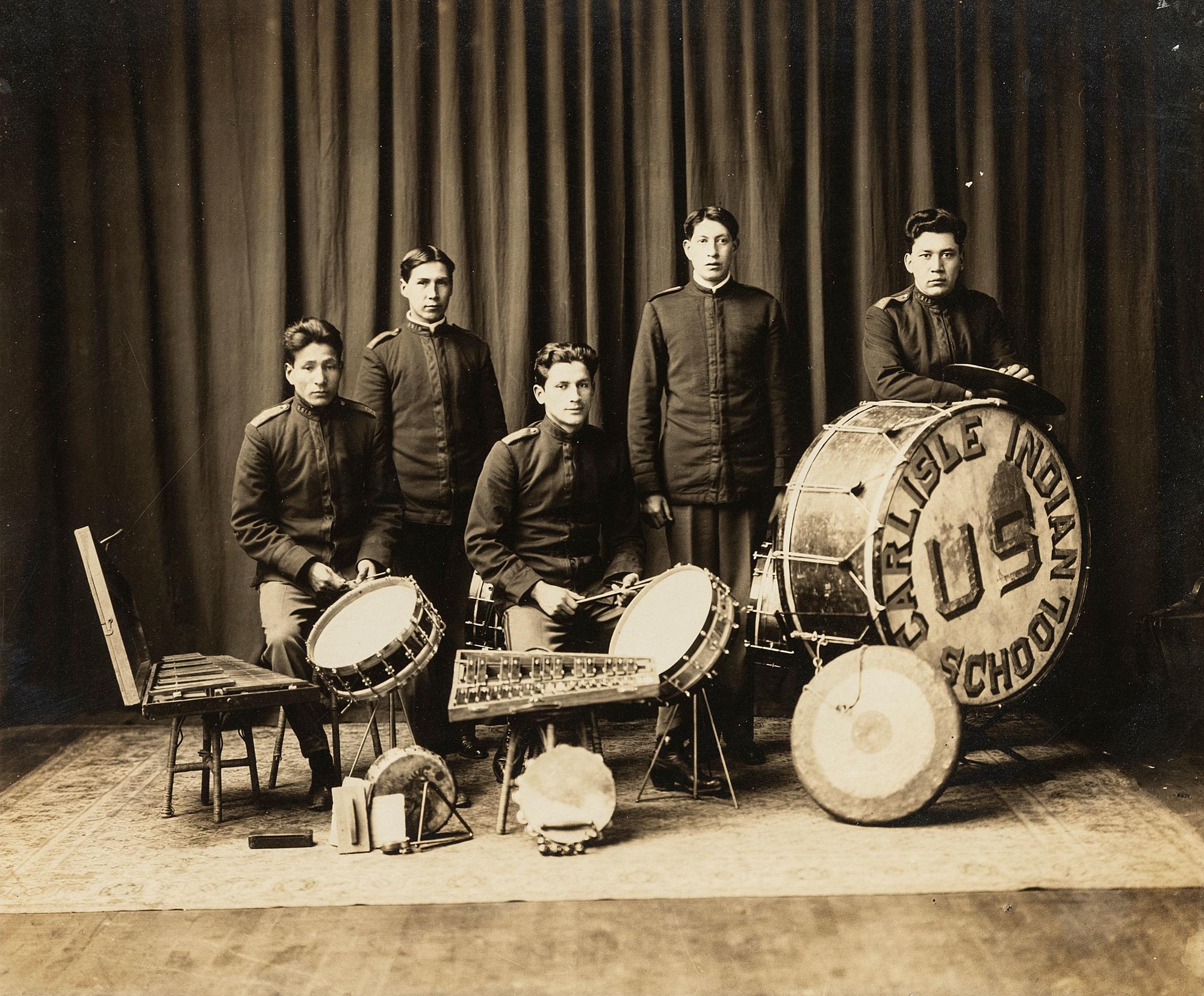 [CHOATE, John N. (1848-1902), photographer]. 3 photographs featuring Carlisle Indian School locations and events incl. Christmas party. [Carlisle, PA], n.d.