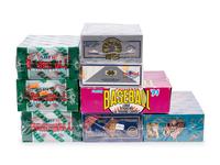 A Large Group of Unopened Baseball Card Material,