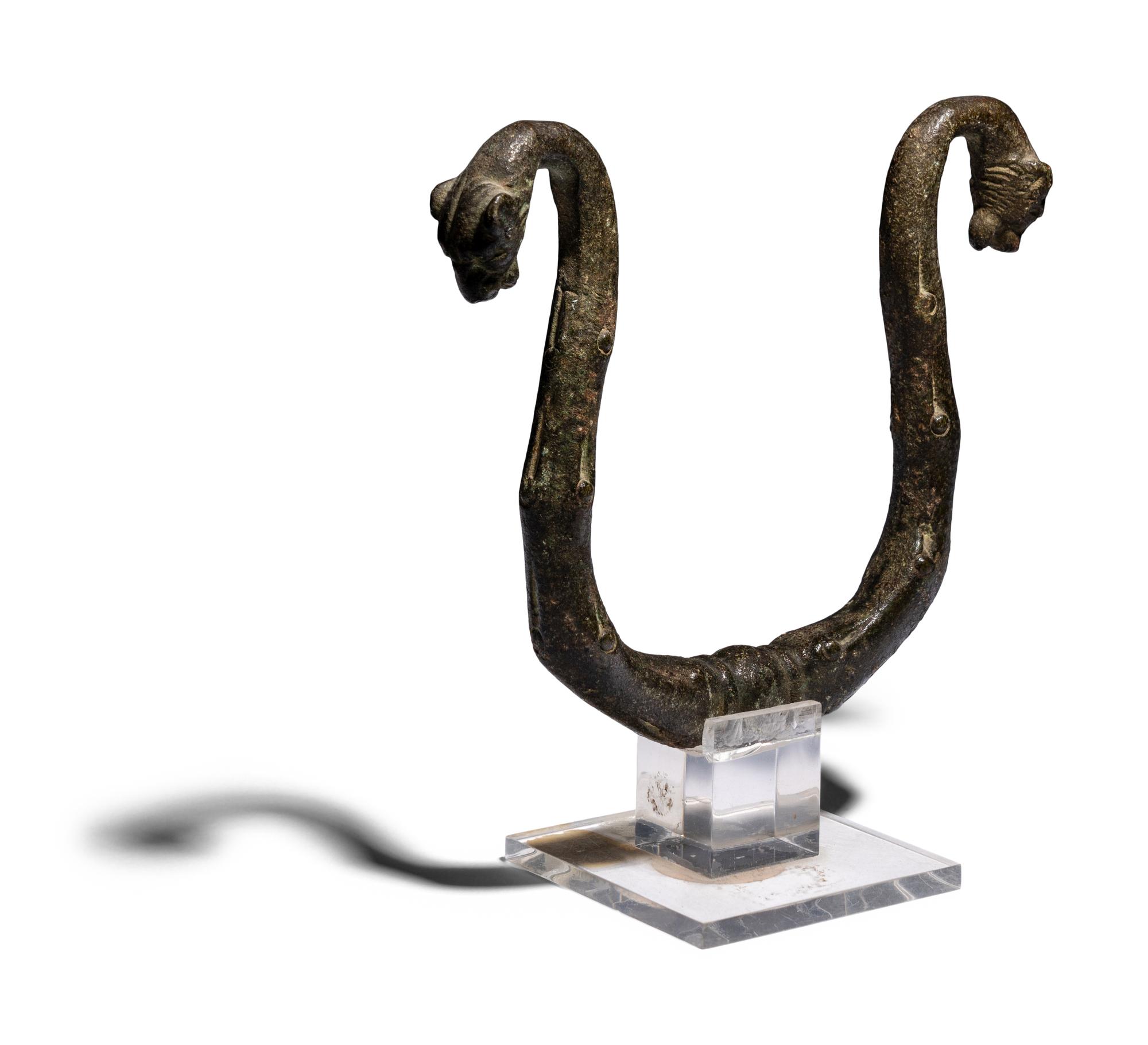 A Roman Bronze Handle