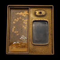 A Japanese Lacquer Writing Box, Suzuribako, Edo Period 日本江戶時代 蒔繪硯箱
