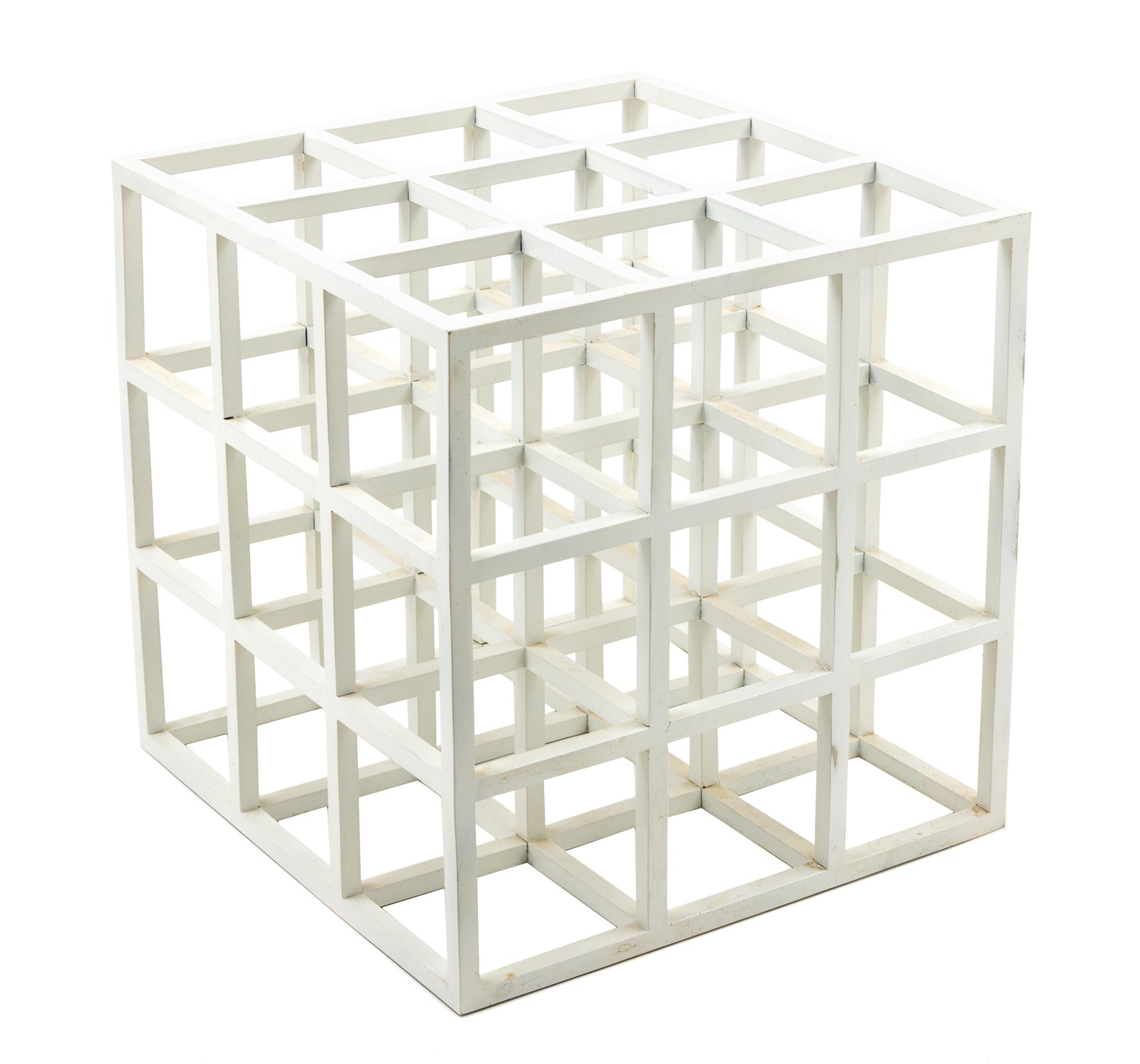 Sol Lewitt, (American, 1928-2007), Cube, 1979