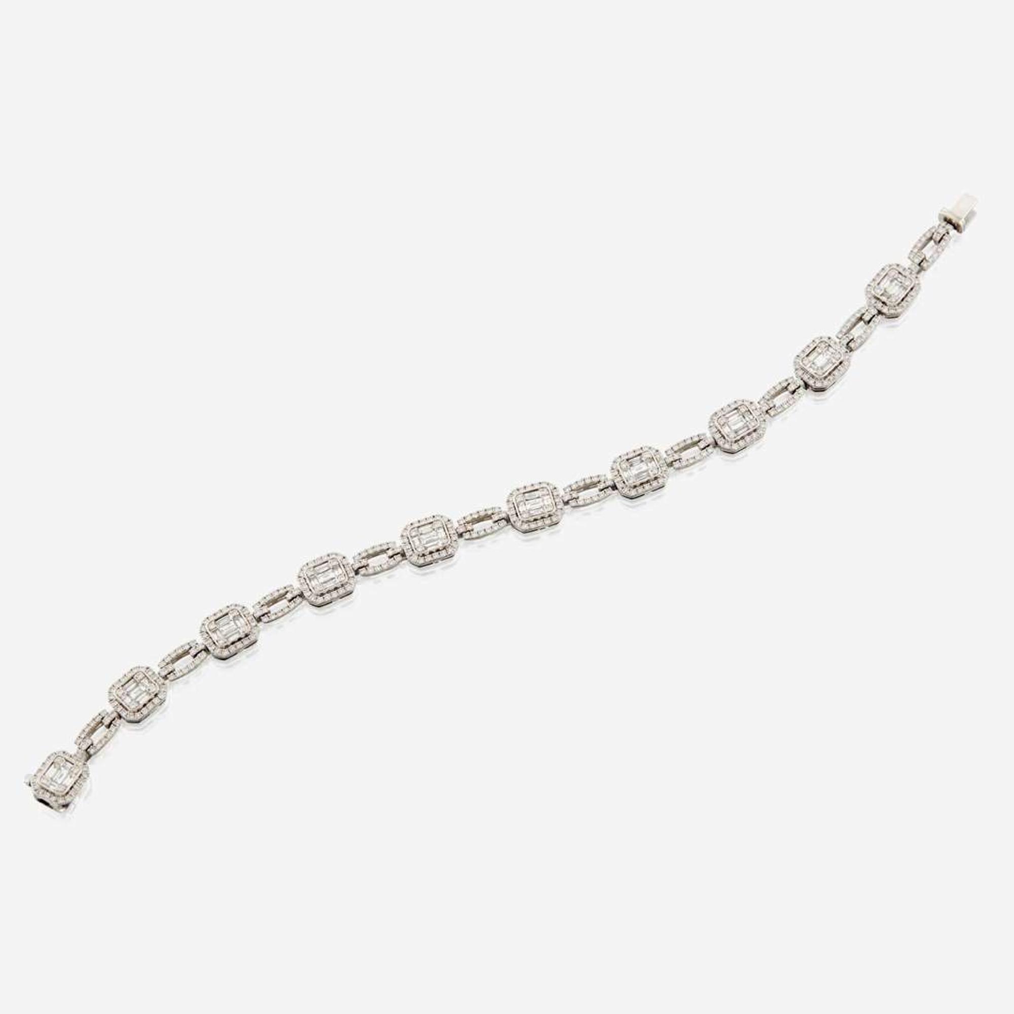 A diamond and white gold bracelet, Simon G