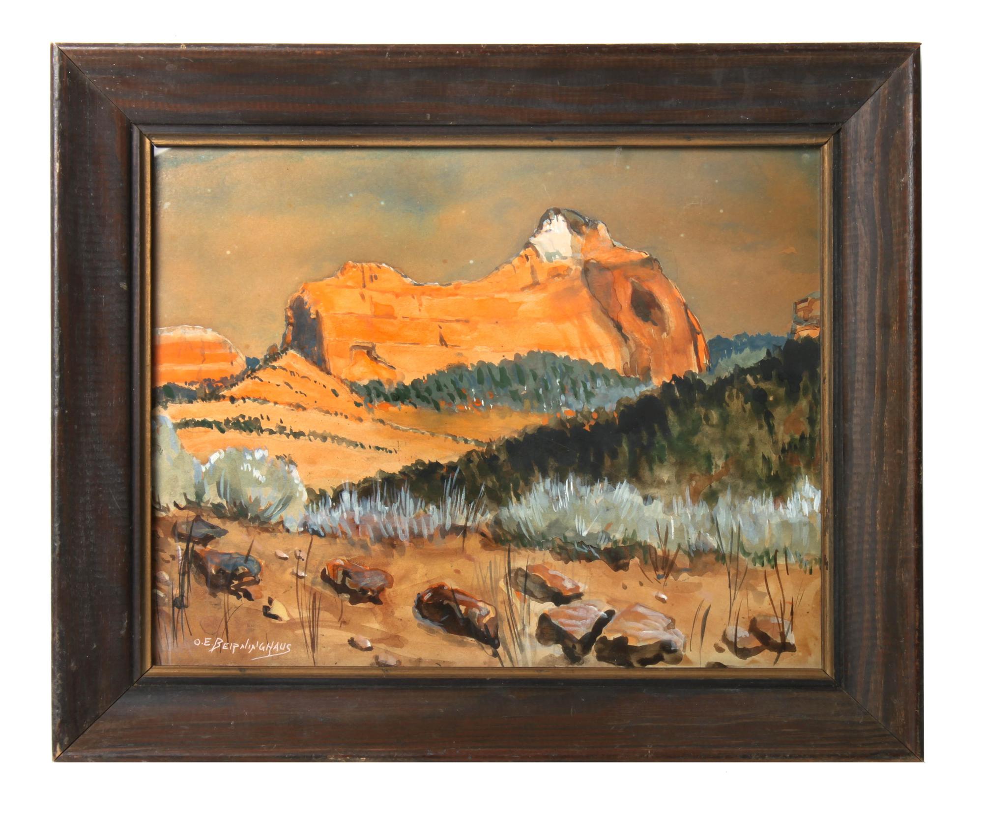 After Oscar Edmund Berninghaus, (American, 1874-1952), Landscape