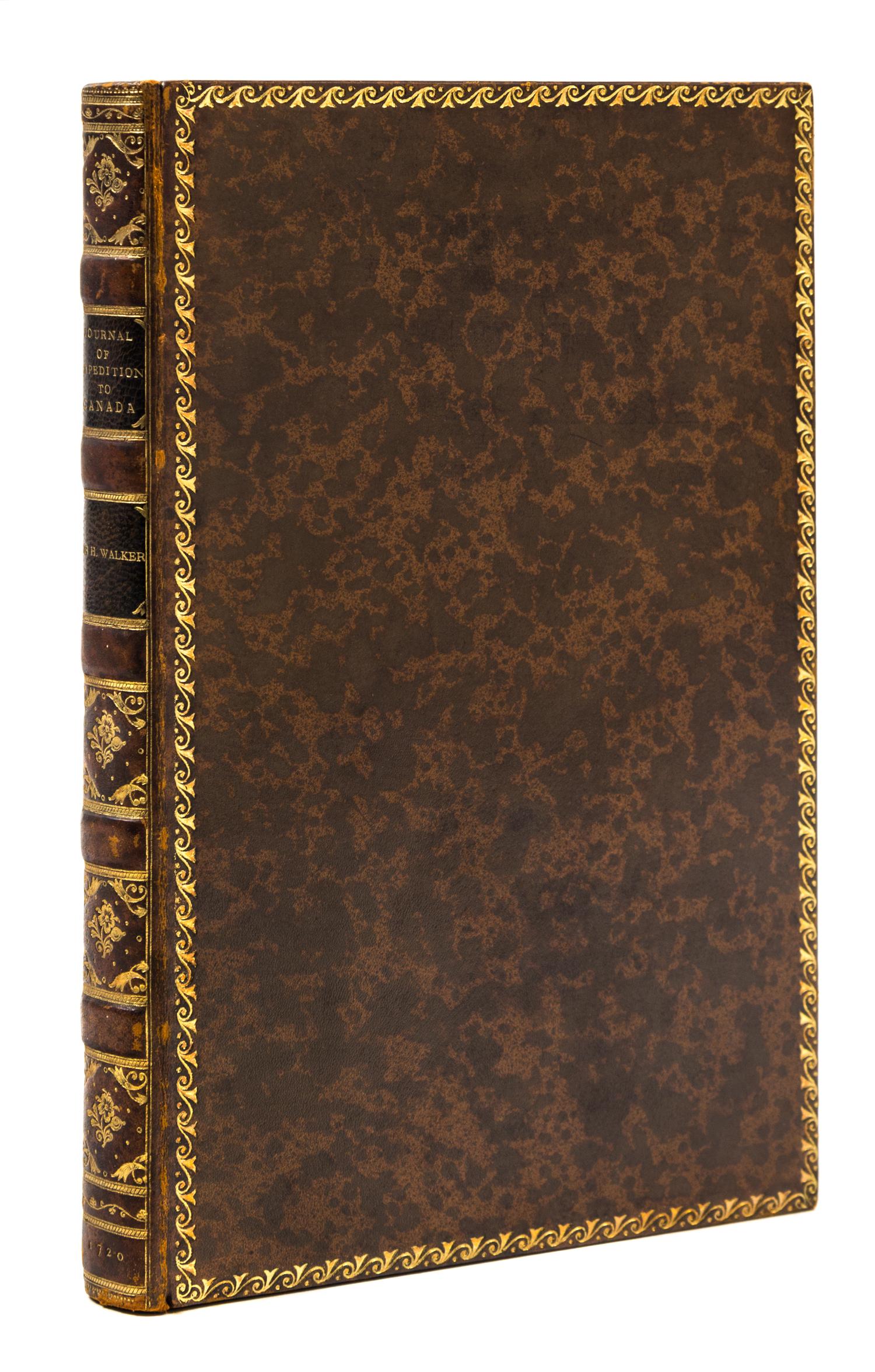 WALKER, SIR HOVENDEN. A Journal: or Full Account of the Late Expedition to Canada. London, 1720.