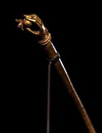 A Roman Gold Hairpin in the Form of a Hand Holding a Pomegranate