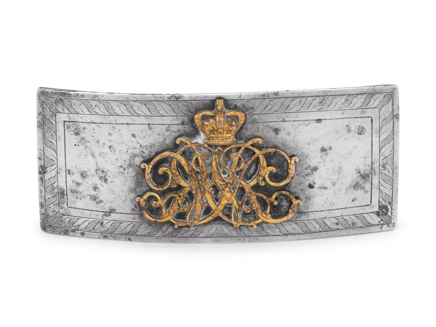 A William IV Silver Mounted Officer's Flap Pouch