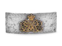 A William IV Silver Mounted Officer's Flap Pouch