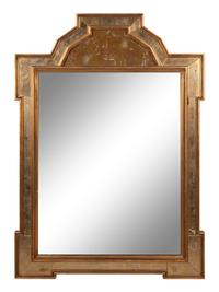A Contemporary Giltwood Mirror
