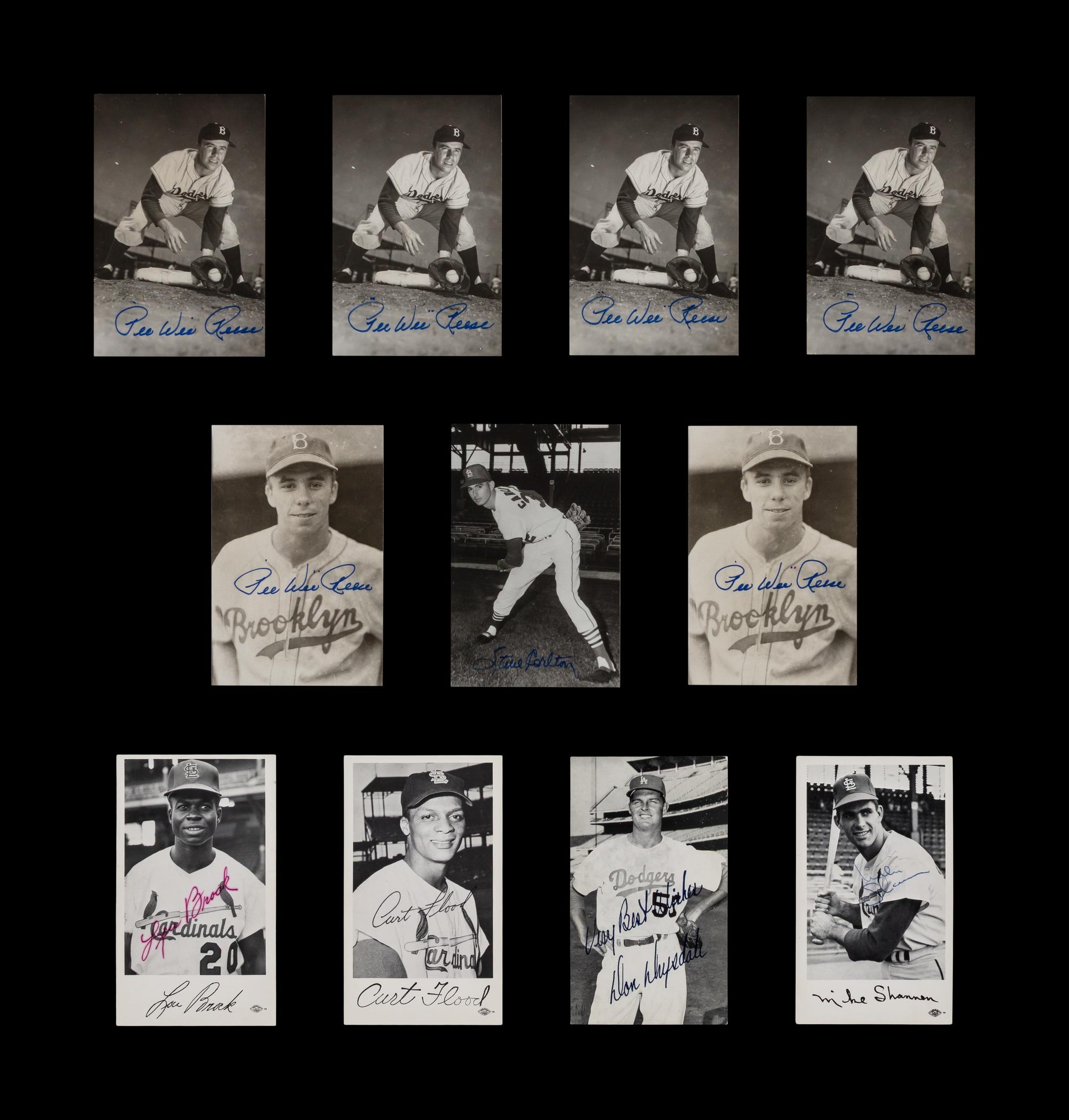 A Large Collection of Assorted Baseball Autographs