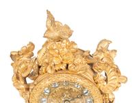 A French Gilt Bronze Mantel Clock