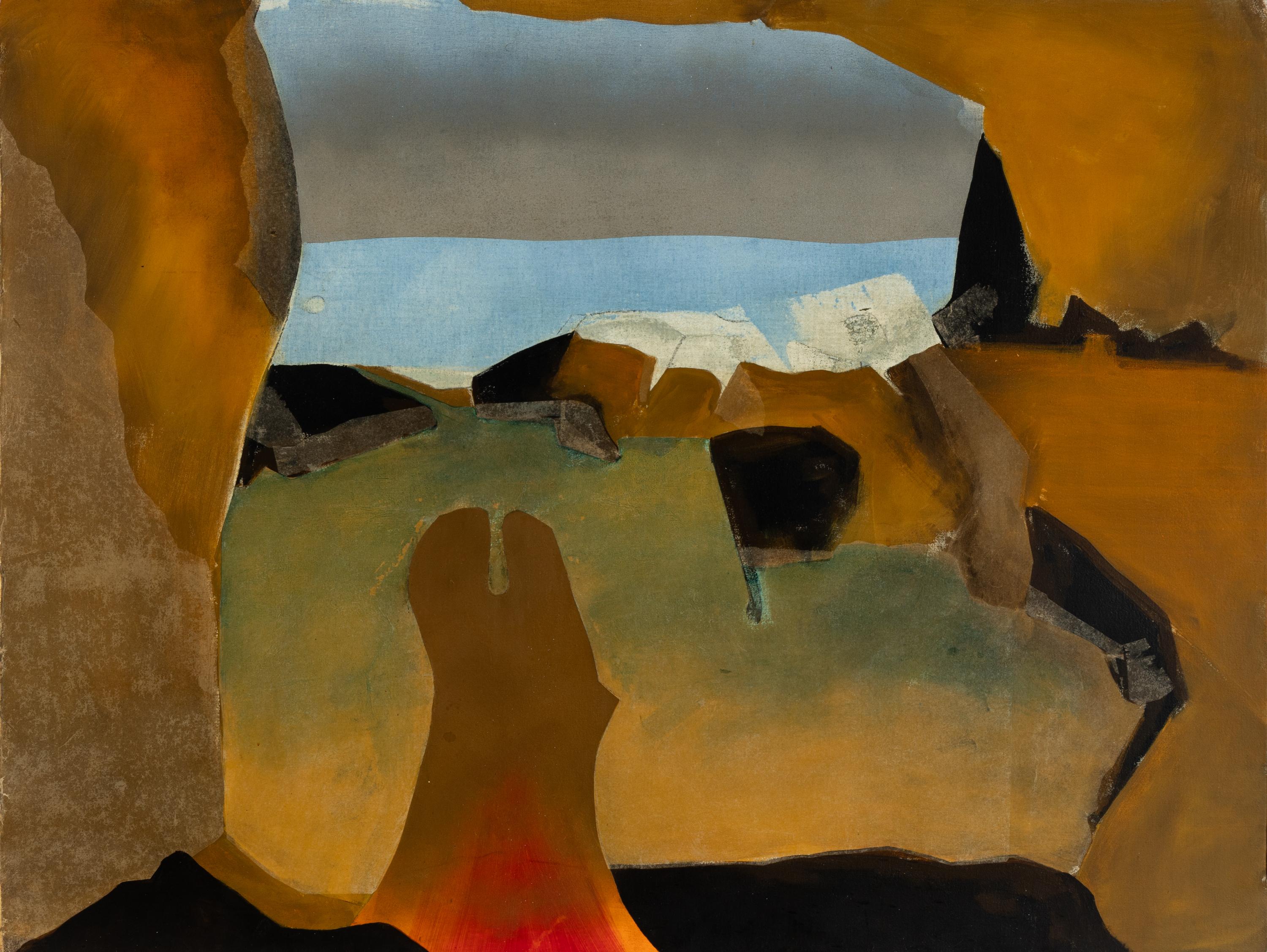 David Hare (American, 1917-1992) — View from the Cave, Flood , 1971