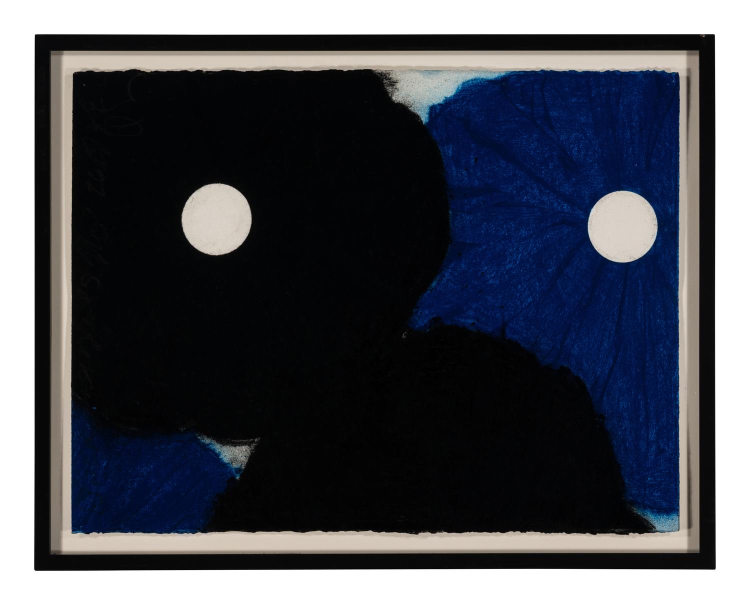 Black and Blues (1), 1999 (two works)