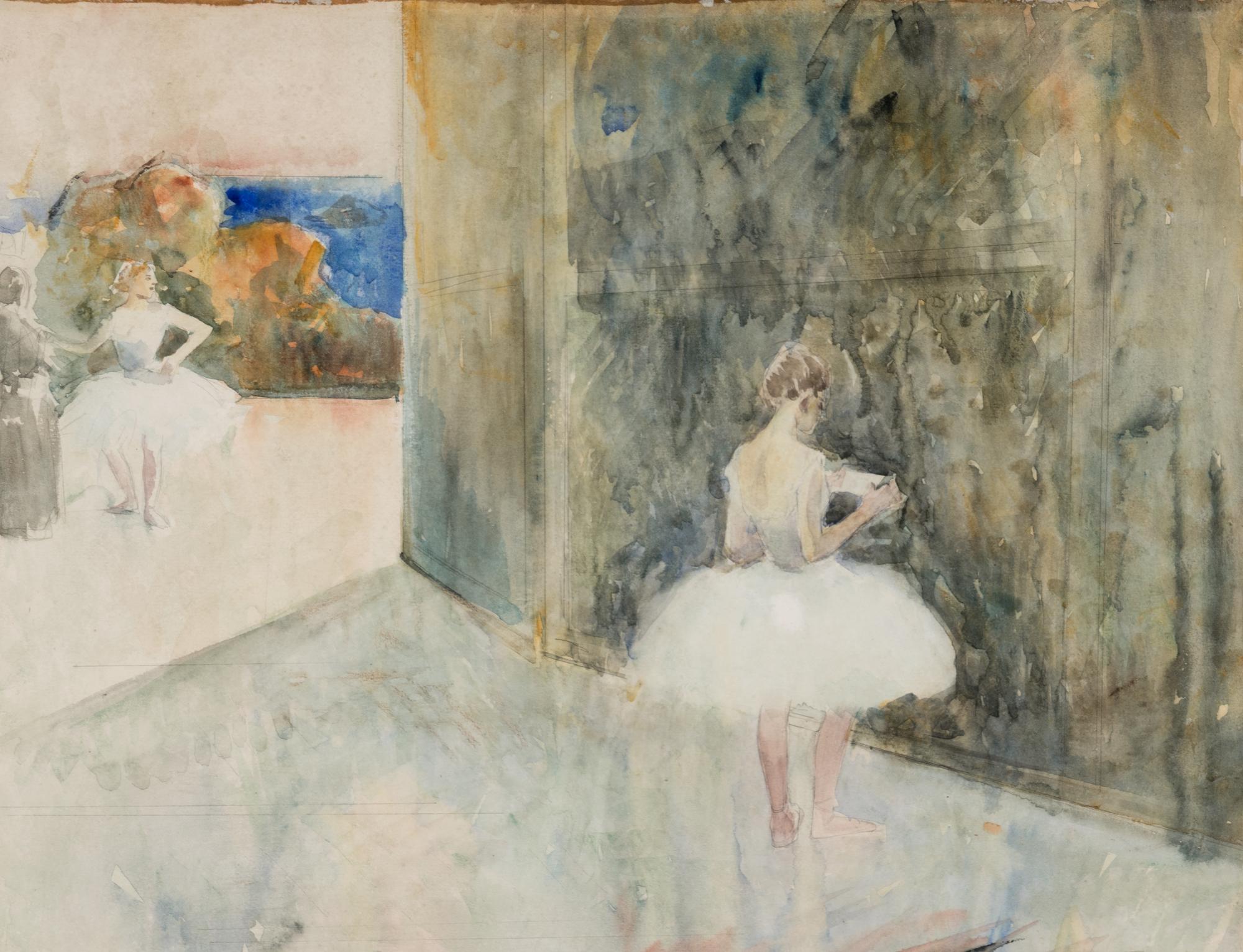 Danseuses dans les coulisses