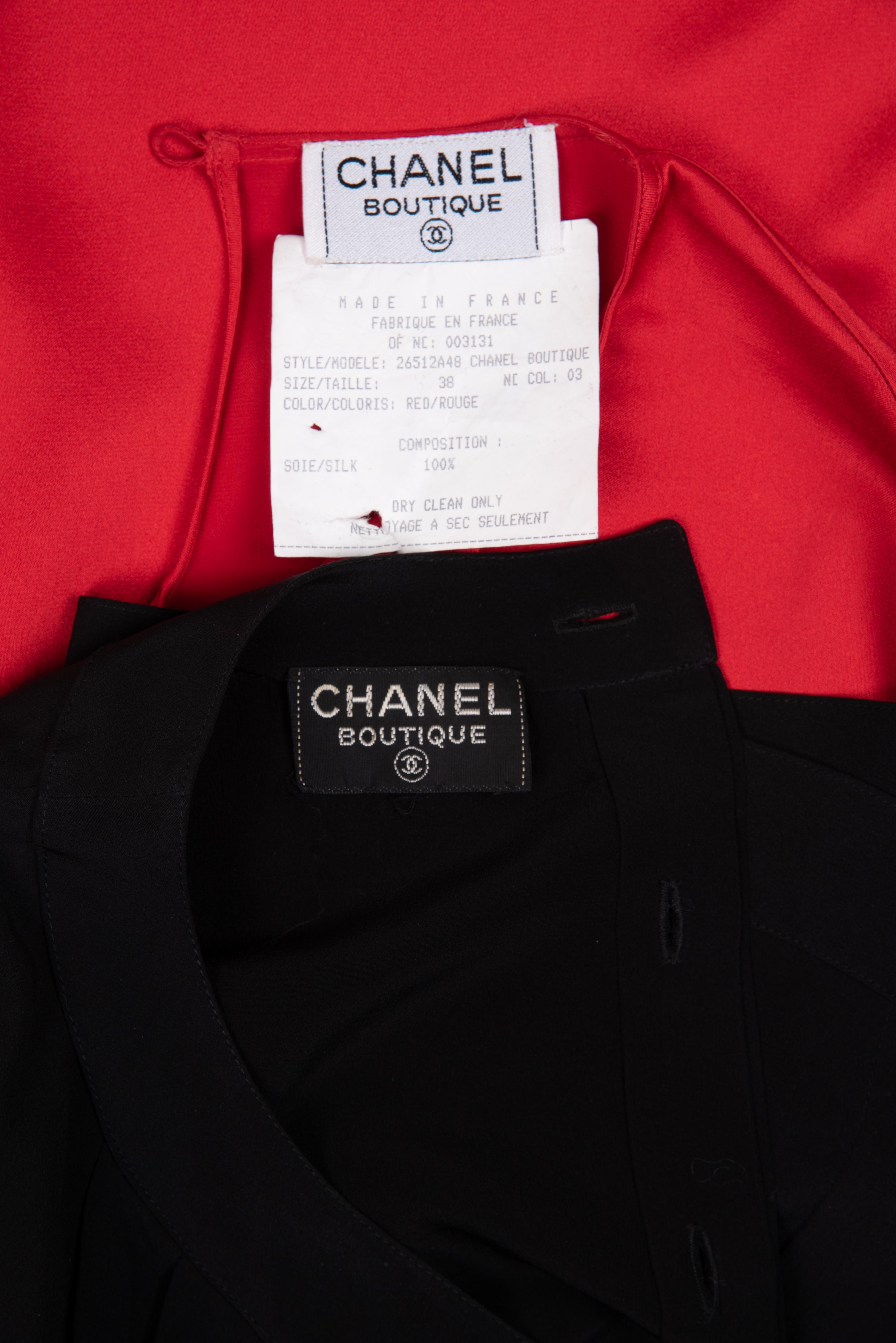 Two Chanel Boutique Tops, 1980-2000s