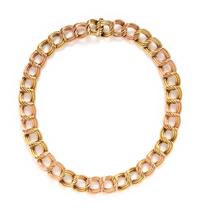 BICOLOR GOLD LINK NECKLACE