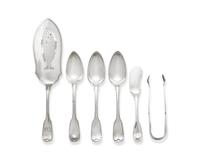 A Group Of Six Federal Or Classical Silver Tablewares