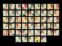 A Collection of 50 1953-55 Red Man Tobacco Baseball Cards Including Multiple Hall of Famers