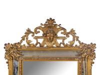 An Italian Carved Giltwood Mirror