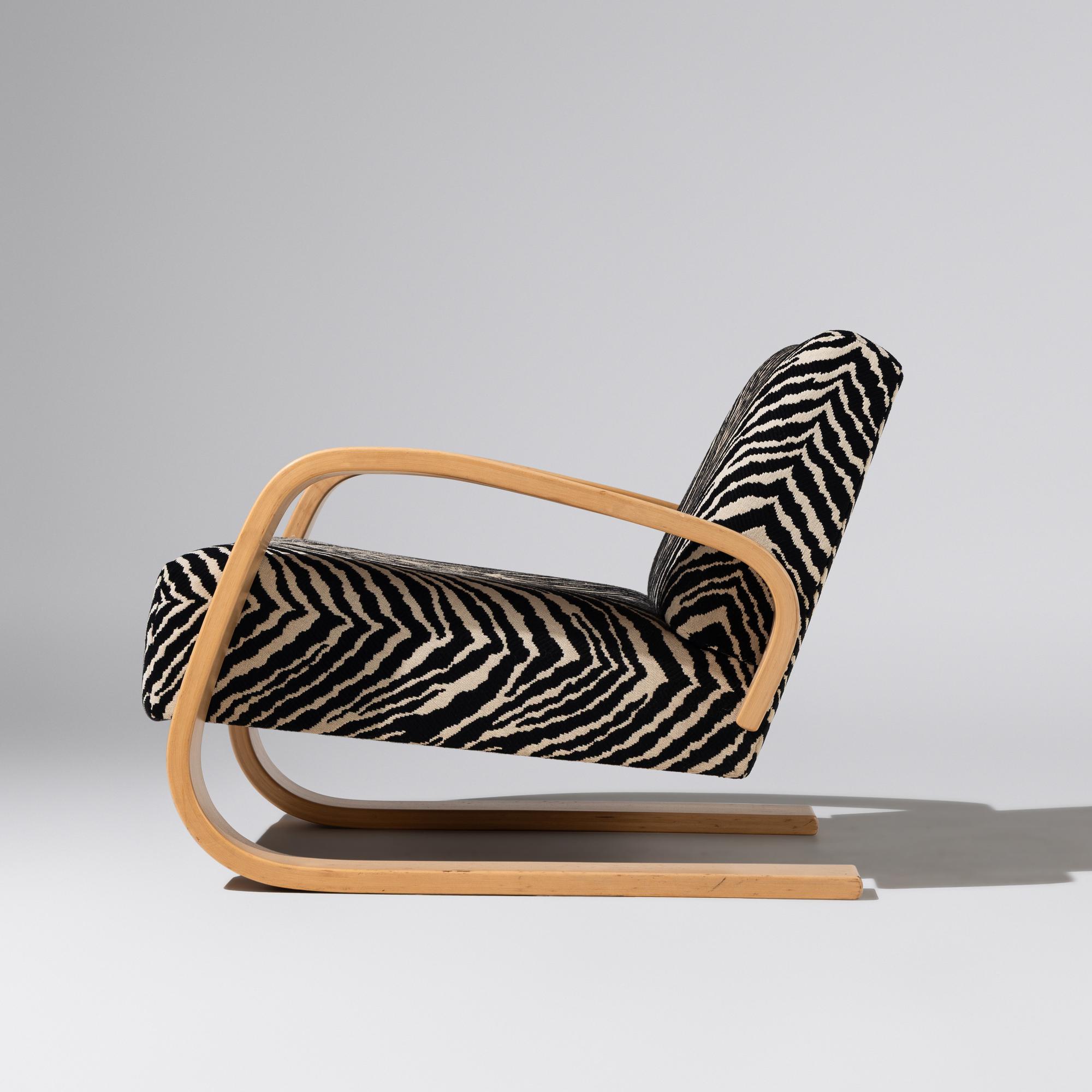 Alvar Aalto (Finnish, 1898-1976) — Pair of Tank Lounge Chairs, model 37/400 Artek Finland, designed 1936 / c. 1989