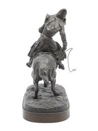 A Russian Bronze of a Figure on Horseback