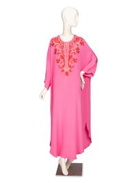 Emilio Pucci, Embellished Pink Silk Kaftan