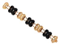 YELLOW GOLD AND ONYX BRACELET