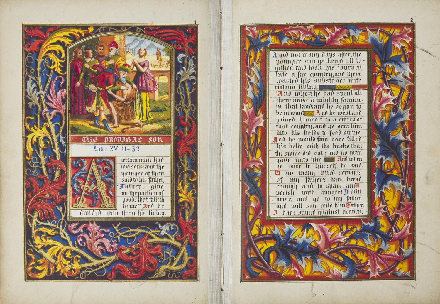 [Fine Bindings] (Humphreys, Noel). Parables of Our Lord