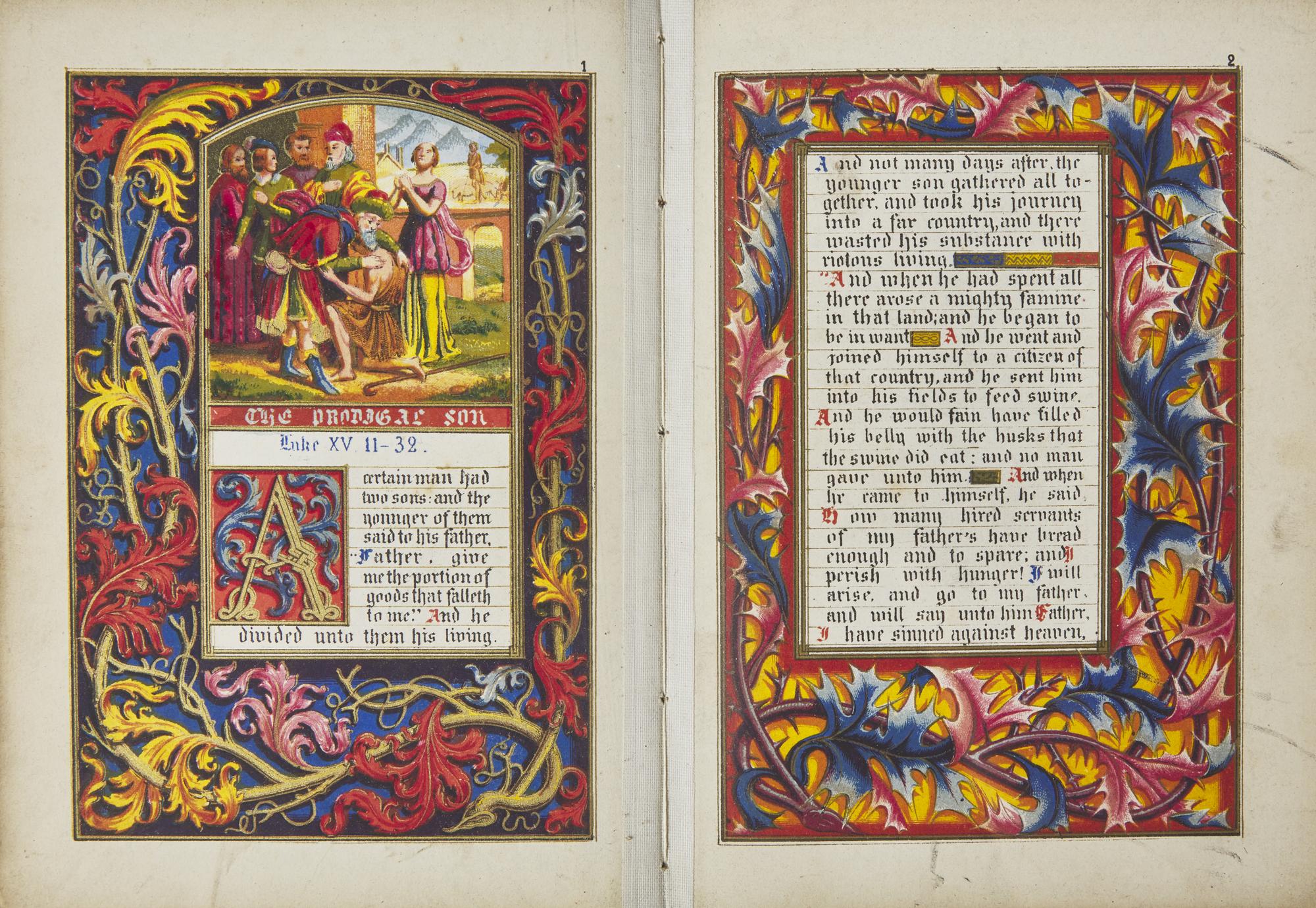 [Fine Bindings] (Humphreys, Noel). Parables of Our Lord