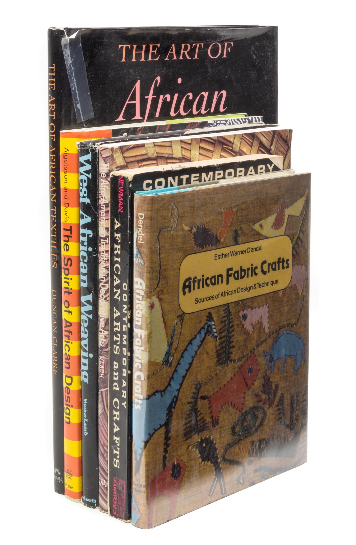 Six Books Pertaining to African Textiles & Decorative Arts