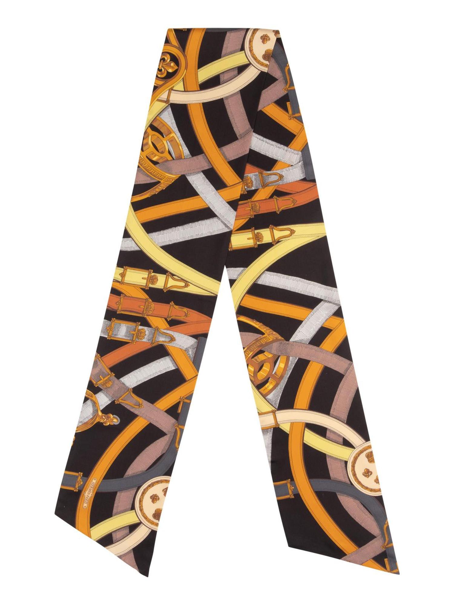 Three Hermès 160cm Silk Scarf, Le Maxi-Twilly