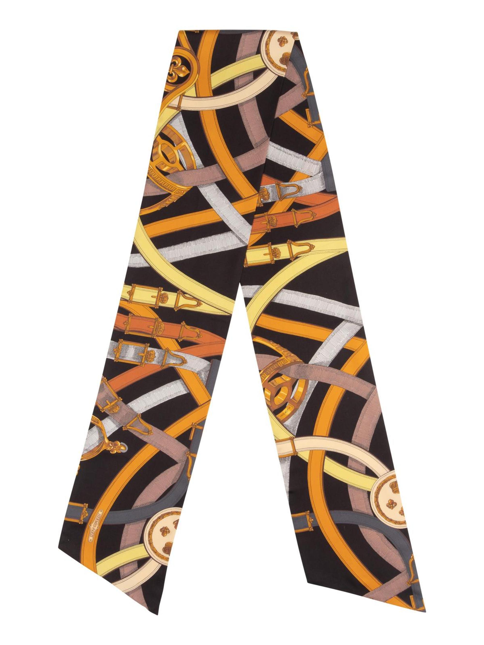 Three Hermès 160cm Silk Scarf, Le Maxi-Twilly