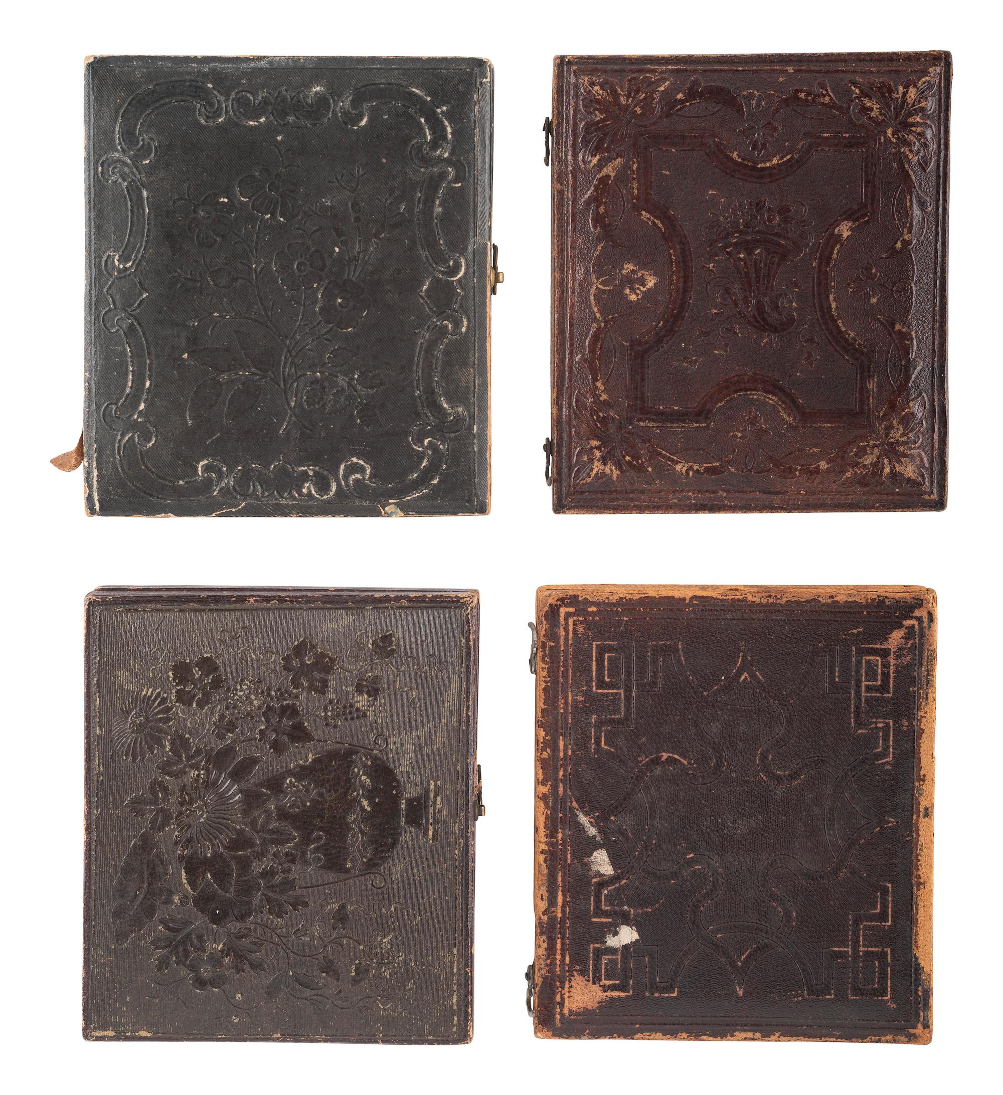 [EARLY PHOTOGRAPHY]. A group of 24 daguerreotypes of lovely young women, including: