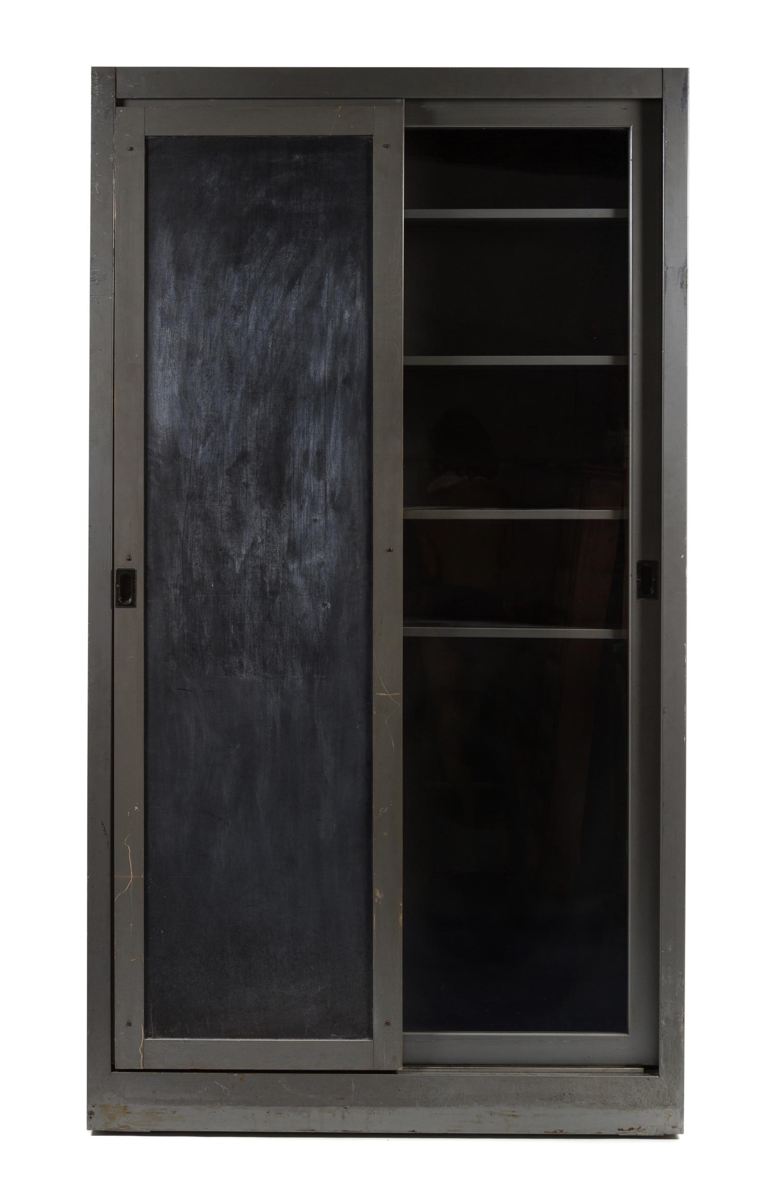 An American Metal Cabinet Height 84 x width 47 x depth 16 inches. — RETAILED BY SCOUT